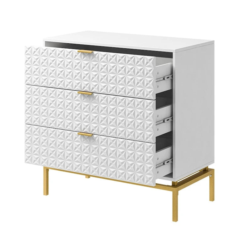 Volkard 31 Mid-century Storage Cabinet with a Metal Base by HULALA HOME