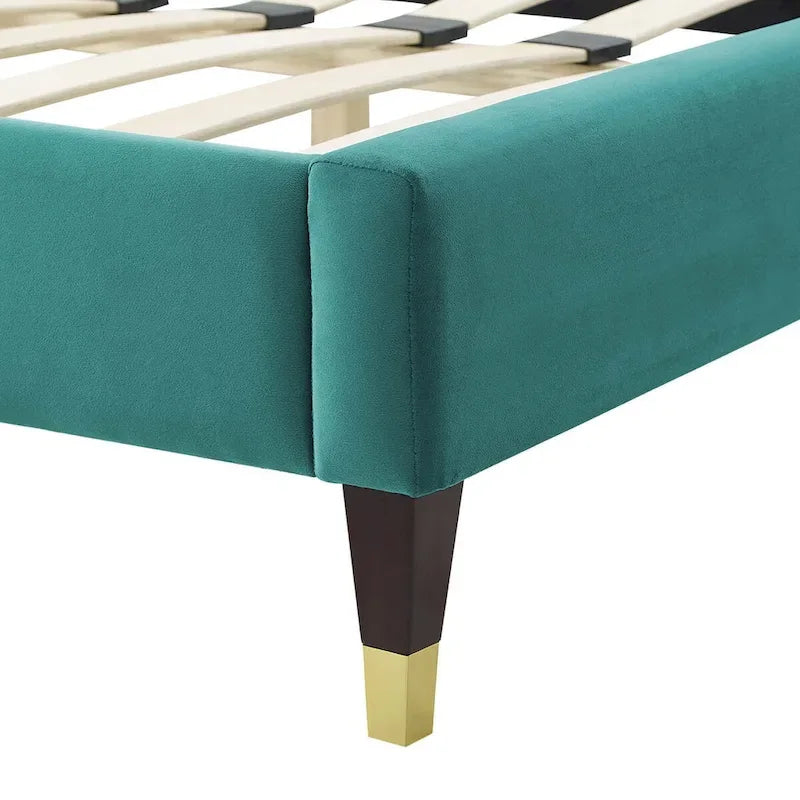 Sienna Performance Velvet Queen Platform Bed