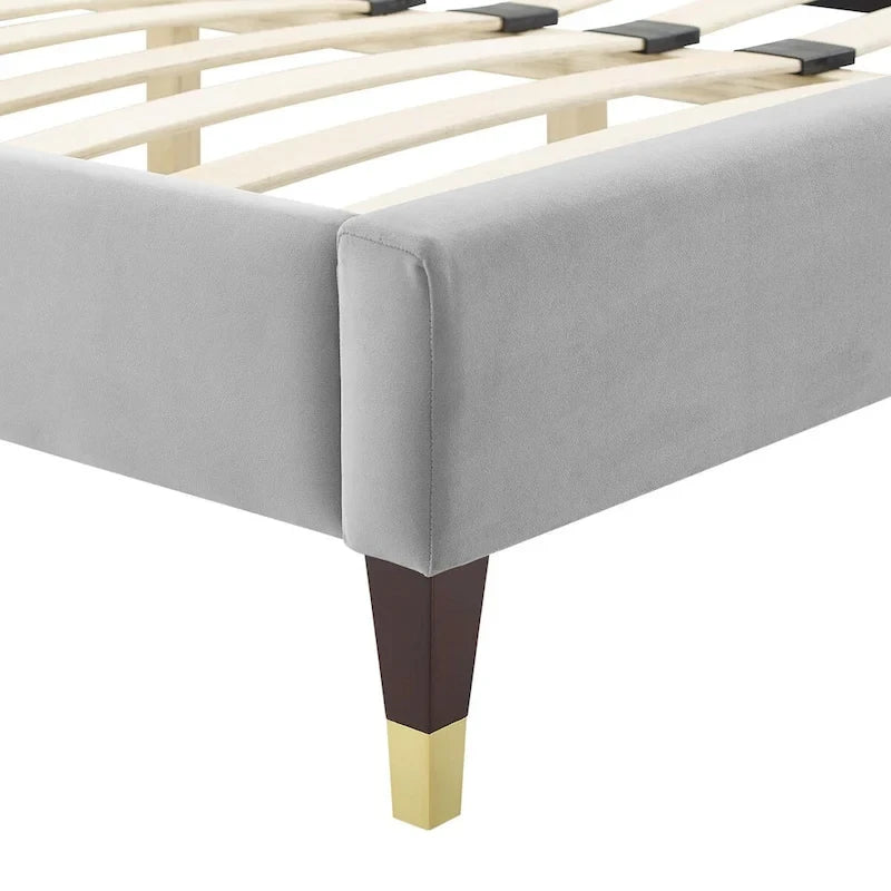 Sienna Performance Velvet Queen Platform Bed