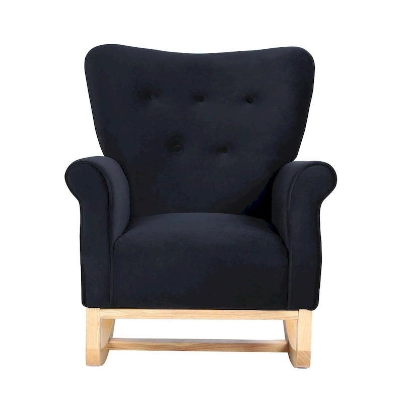 GEITIN High Back Rocking Chair with Tufted Back