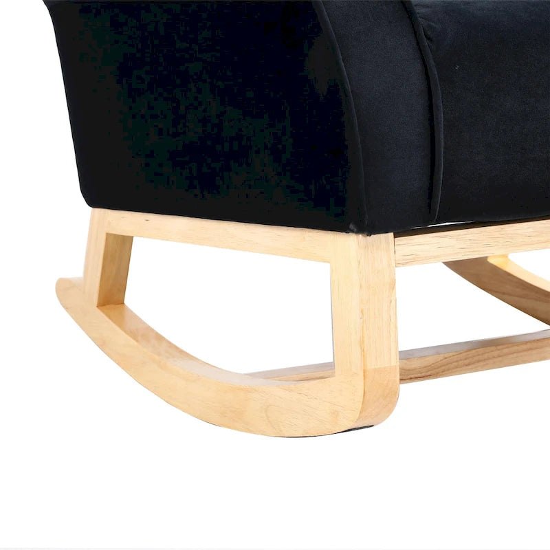 GEITIN High Back Rocking Chair with Tufted Back