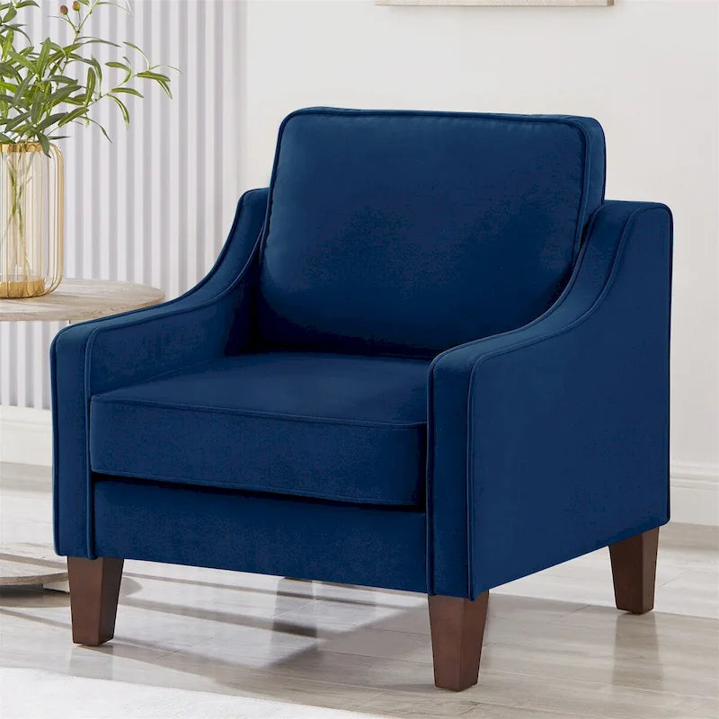 Living Room Single Seat Sofa Chair with Wooden Legs