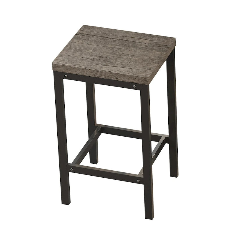 Modern Design Kitchen Dining Table, Pub Table, Long Dining Table Set with 3 Stools, Easy Assembly