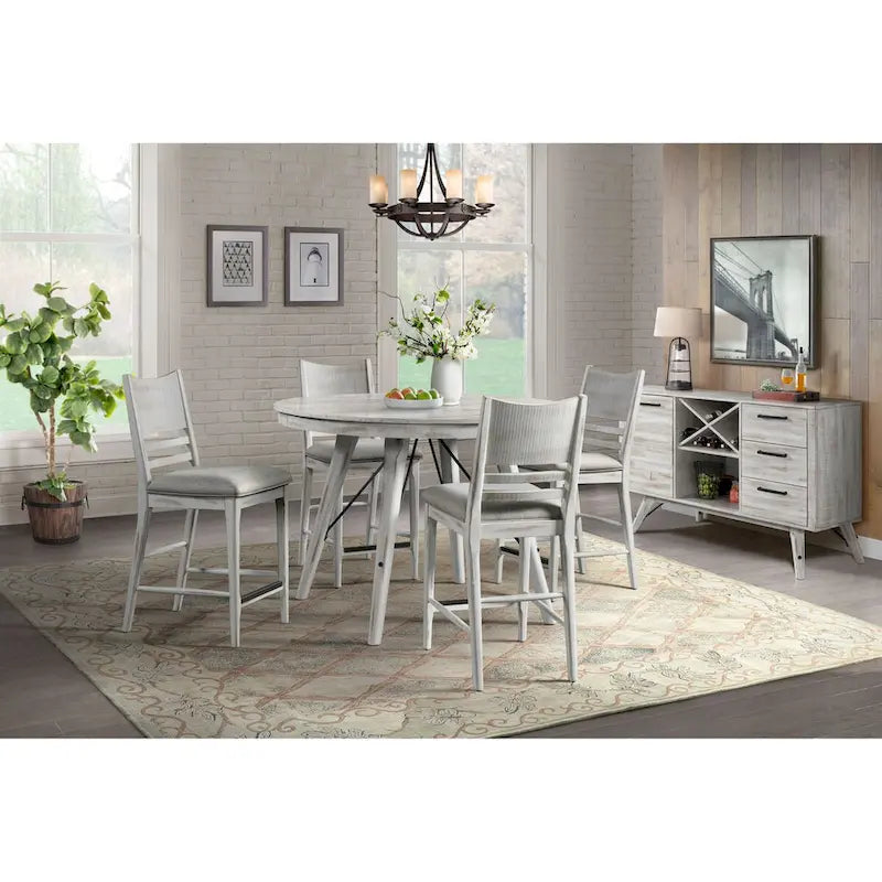 Modern Rustic Counter Table, 52 Round
