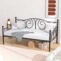Javlergo Twin Metal Daybed Frame with Slats, Classic Mattress Foundation, No Box Spring Needed
