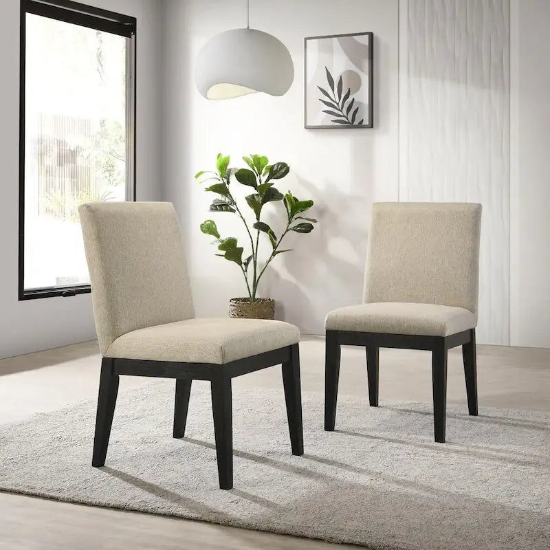 Roundhill Rocco 5-Piece 48 Pedestal Dining Set, Round Pedestal Table with 4 Chairs