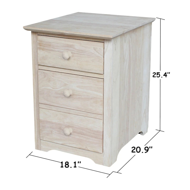 Two Drawer File Cabinet with Desk And Chair