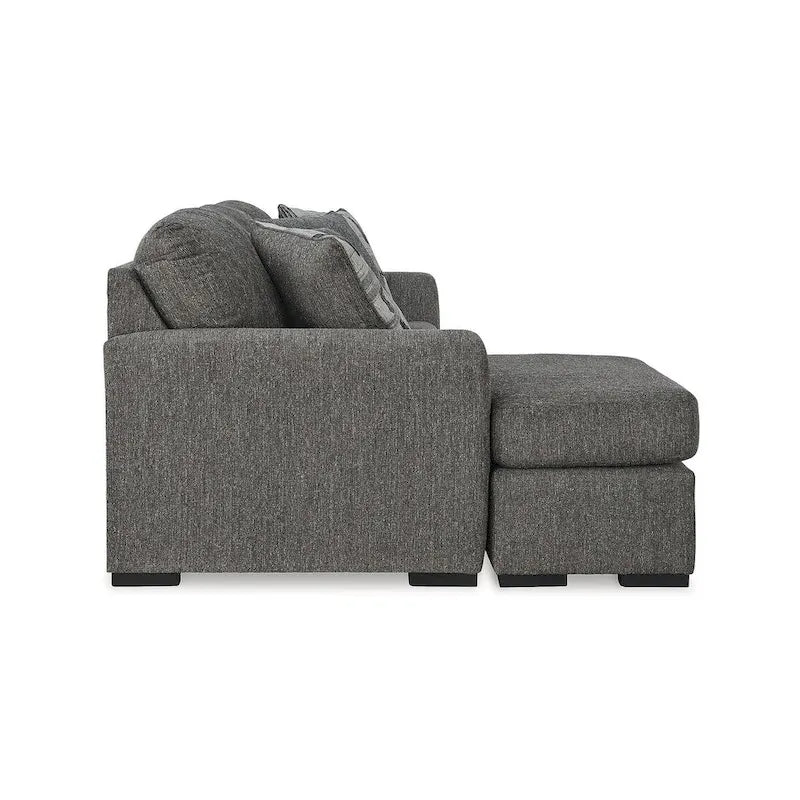 Signature Design by Ashley Gardiner Pewter Sofa Chaise - 101W x 63D x 40H