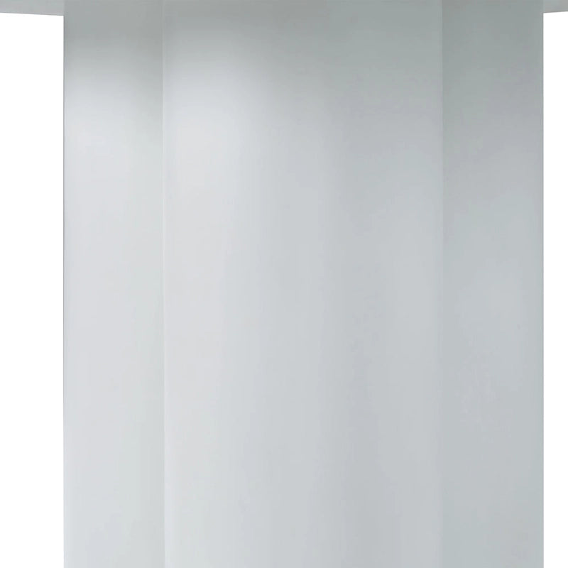 Modrest Bruni - Modern White Concrete End Table