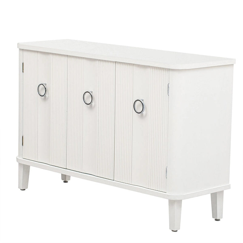 Simple Cabinet with Three Doors,Adjustable