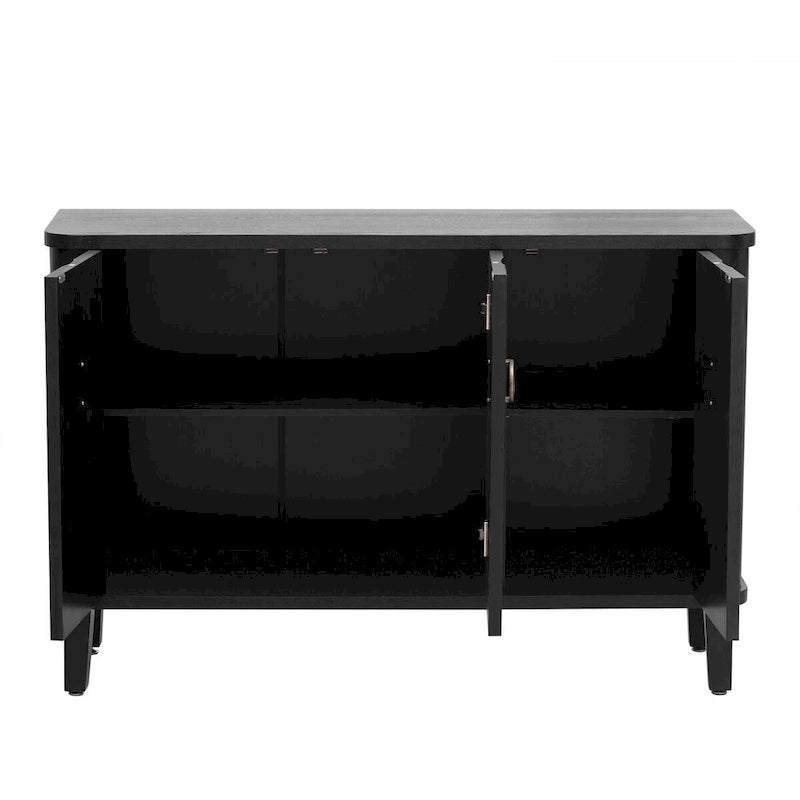 Simple Cabinet with Three Doors,Adjustable